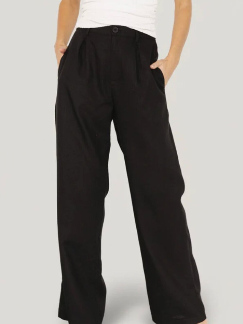 New Baltic Born Malin Wide Leg Pants - Women's Large - Black